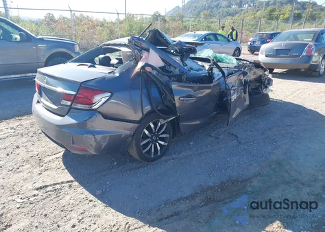 2015 Honda Civic Ex-L from USA, damaged, VIN 2HGFB2F9XFH507130